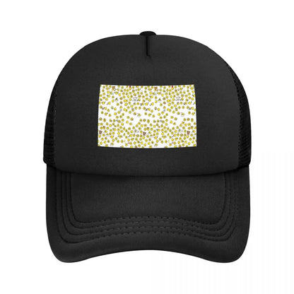 Cute Kiiroitori Pattern Rilakkuma Mesh Baseball Caps