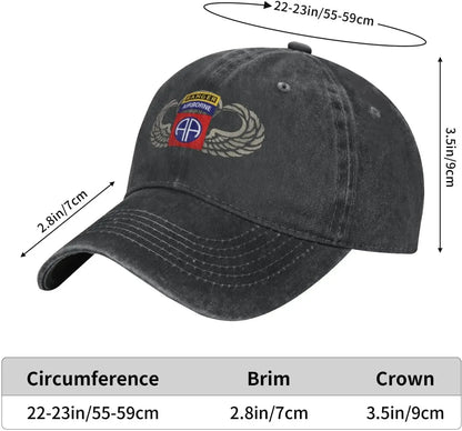 82nd Airborne Division with Ranger Baseball Hats For Men Women