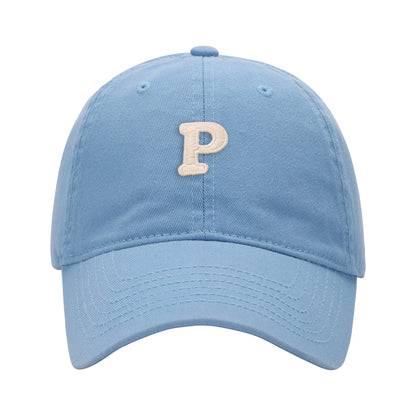 Letter P Duckbill Cap Casual Fashion Versatile Street Baseball Cap
