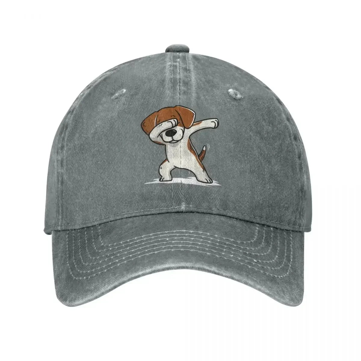 Dabbing Beagle Vintage Washed Baseball Cap