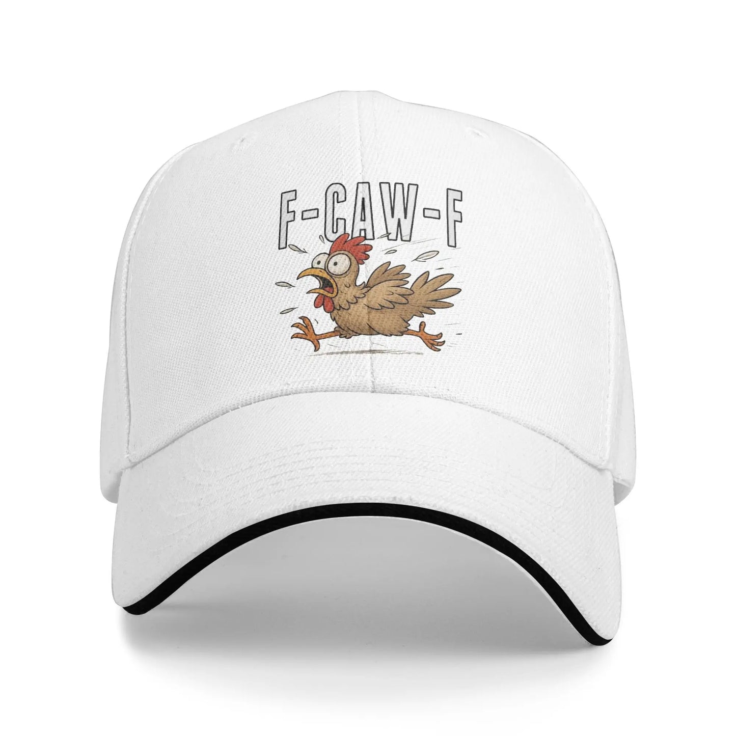 Men Women Funny F-Caw-F Chicken FCAWF Hat Cool Baseball Cap