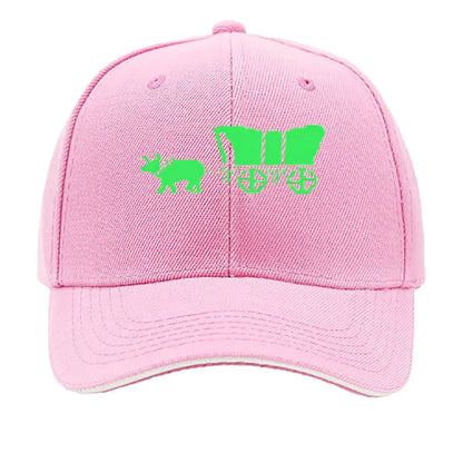 Retro 8 - Bit Pixel Ox Cart Vinyl Sticker Sandwich Baseball Cap