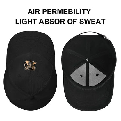 German Shepherd Ripped Wall Baseball Cap