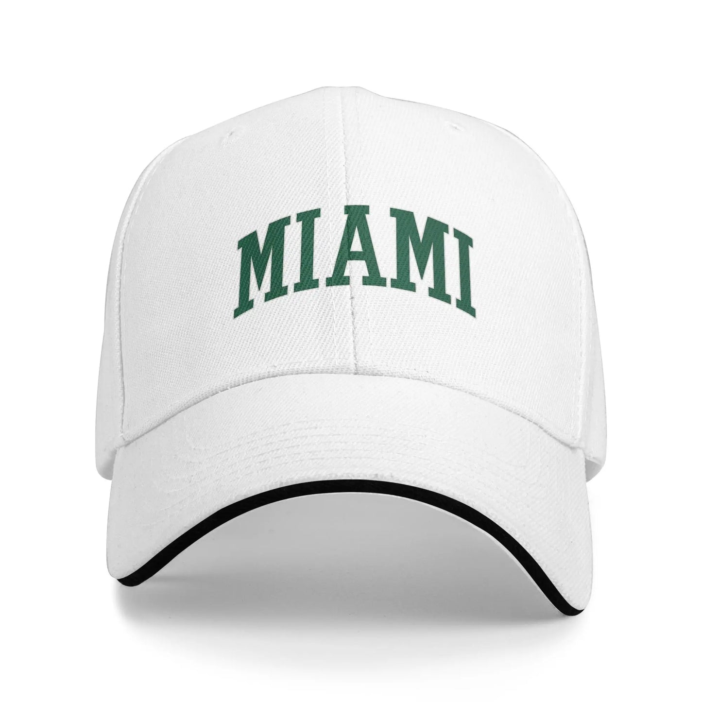Miami Art Design Baseball Cap Unisex-Teens Design Baseball Caps