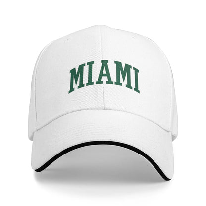 Miami Art Design Baseball Cap Unisex-Teens Design Baseball Caps