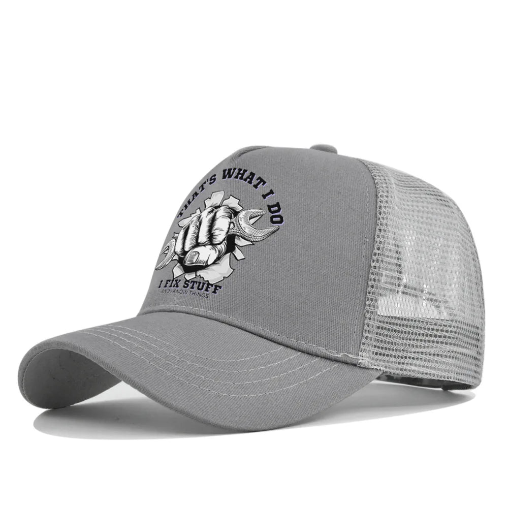 New Fashion Spring Summer Printed Mesh Breathable Baseball Cap