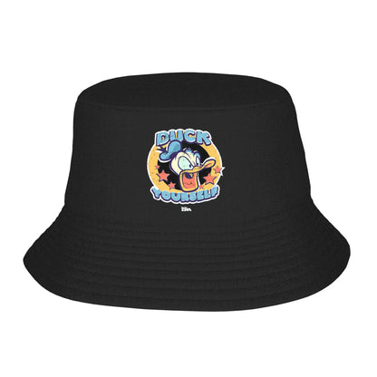 Women Bucket Hats Cartoon Donald Duck Christmas Spring