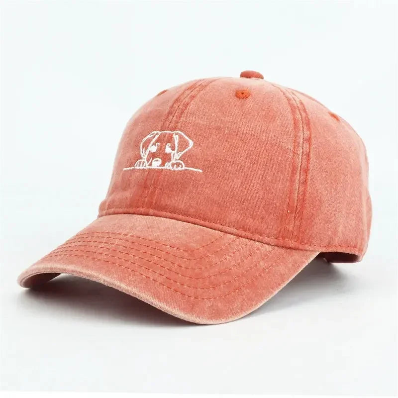 Spring Cotton Cartoon Embroidery Casquette Baseball Cap