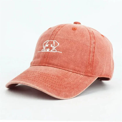 Spring Cotton Cartoon Embroidery Casquette Baseball Cap