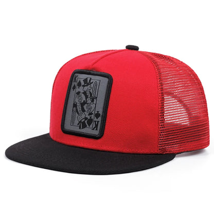 New Baseball Hip Hop Caps For Men Women Snapback Playing Card