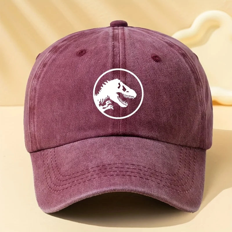 Dinosaur Print Retro Baseball Cap
