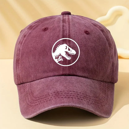 Dinosaur Print Retro Baseball Cap