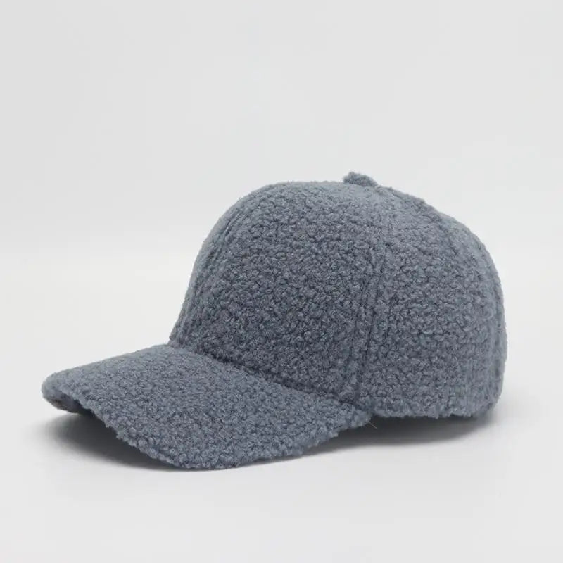 Winter Hats For Women Faux Fur Baseball Cap Female Outdoor