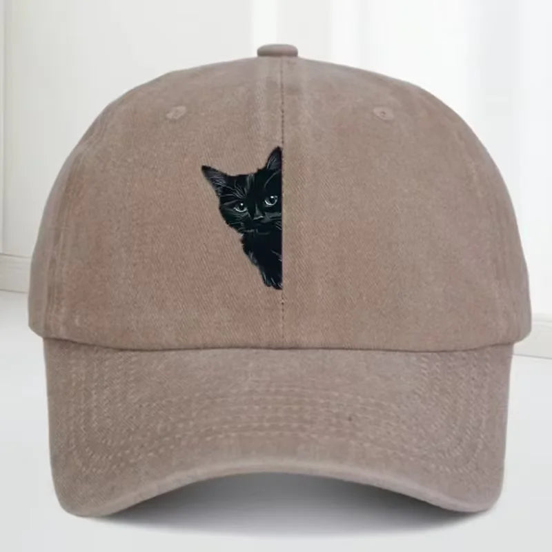 Animal Kitten Print Golf Cap Baseball Cap