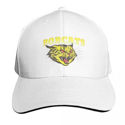 Bobcats Sports Team Badge Art Logo Cap Fashion Casual Baseball Caps