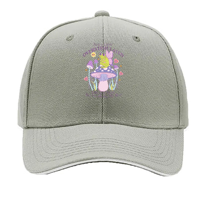 Just A Little Overstimulated Frog Mushroom Doing My Best Sandwich Baseball Cap