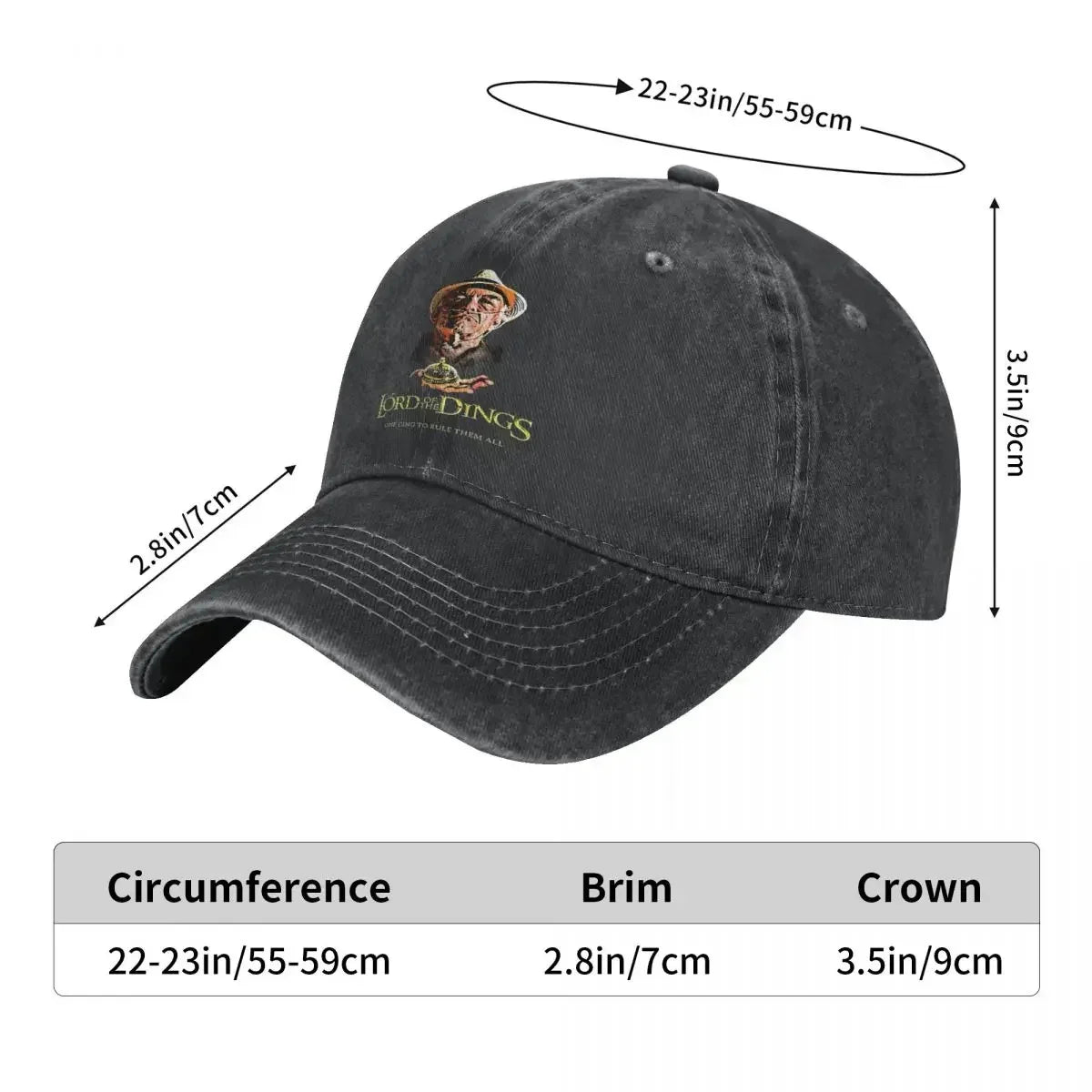 New The Lord Of The Dings Breaking Bad Baseball Cap