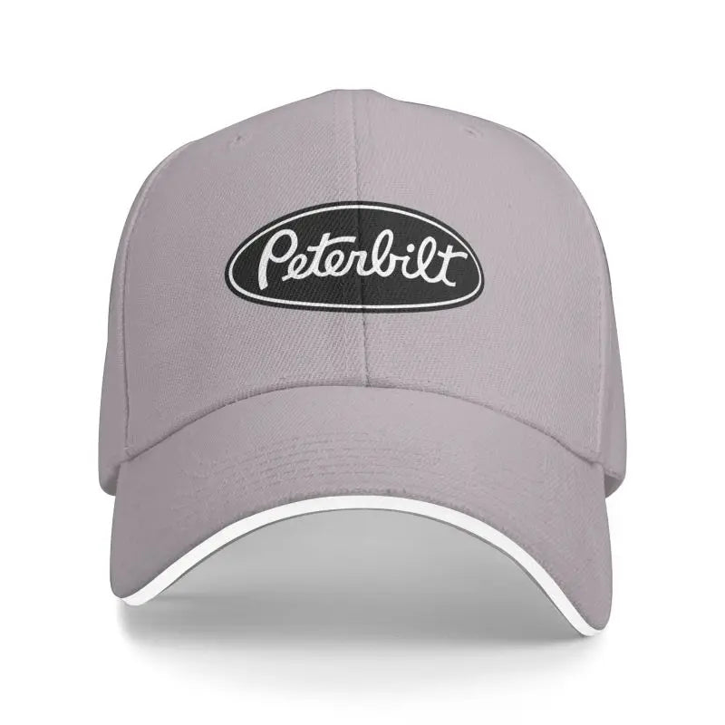 Peterbilt Truck Racing Print Baseball Cap