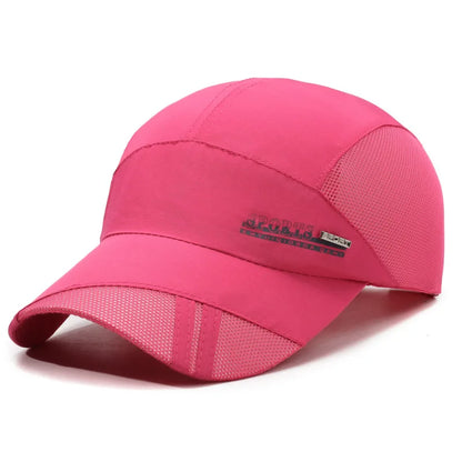 Unisex Outdoor Sports Quick-Dry Mesh Cap Baseball Cap