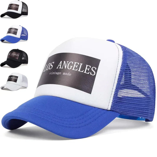 Unisex Los Angeles Print Baseball Net Caps