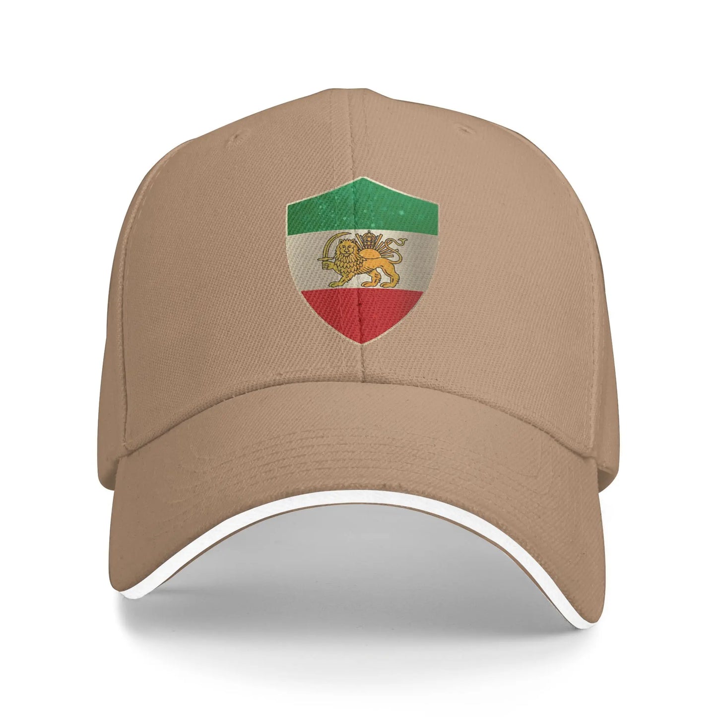 Persia Flag Shield Iran Hunting Camping Baseball Caps