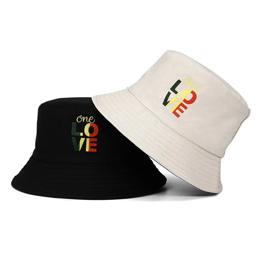 Spring Summer ONE LOVE Letter Bucket Hat For Men Women