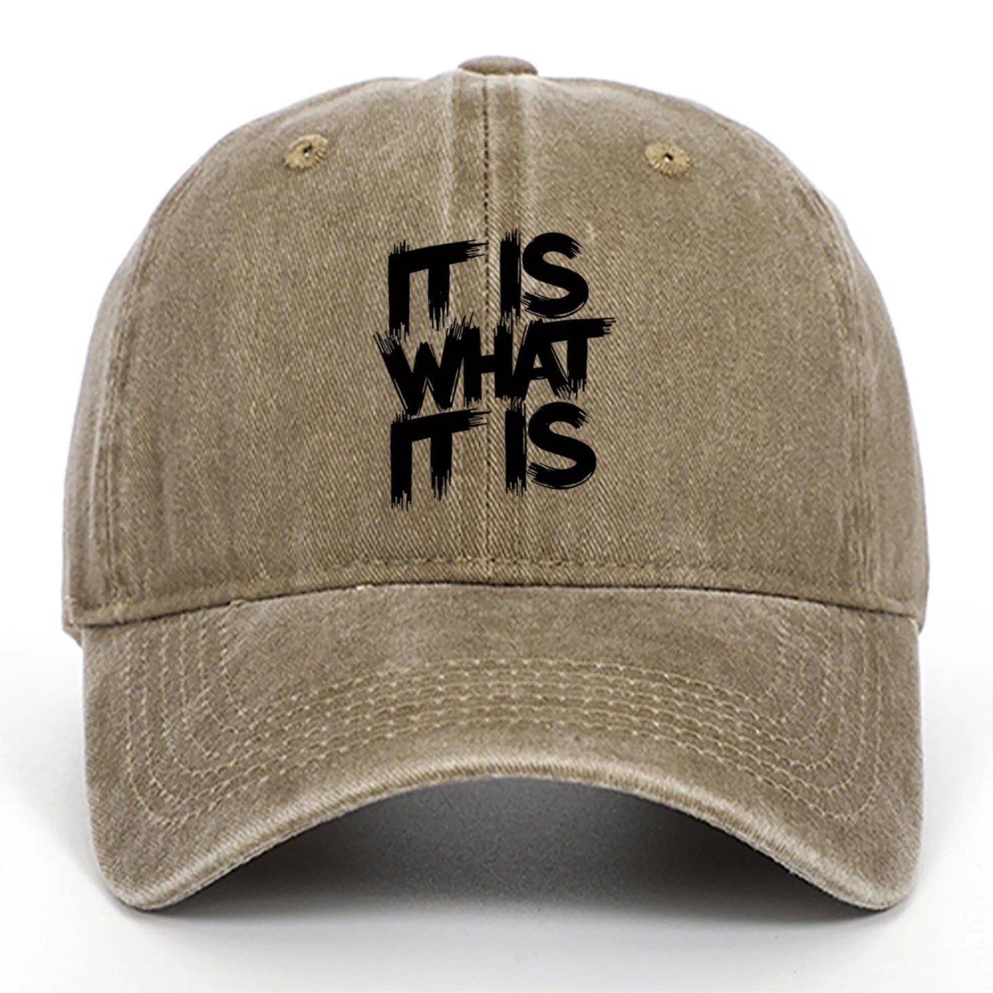 Black Letter Printed Baseball Caps For Men And Women