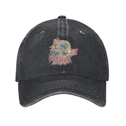 King Of The Mountain Baseball Caps Vintage Washed Inosuke Demon Slayer