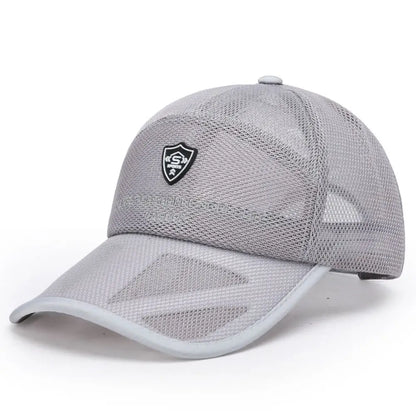 Full Mesh Sun Protection Caps Quick Dry Breathable Summer Baseball Cap