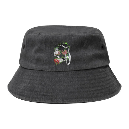 Unisex Washed Denim Bucket Hat Naruto Beach Hatwear