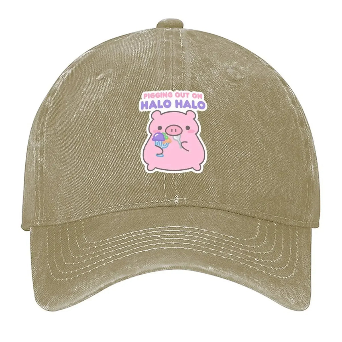 Halo-Halo Pig Baseball Cap
