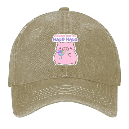 Halo-Halo Pig Baseball Cap