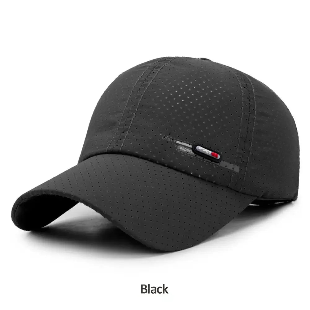 Summer Quick Dry For Men Sports Running Sweat Baseball Cap Male