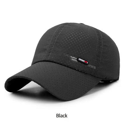 Summer Quick Dry For Men Sports Running Sweat Baseball Cap Male
