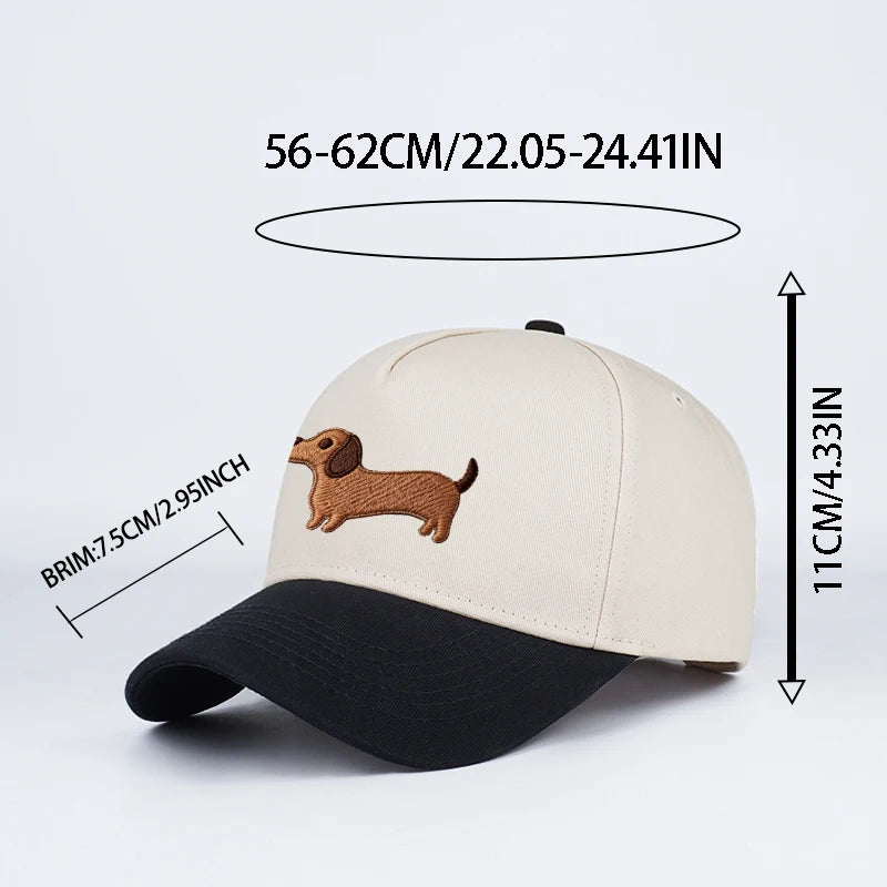 Dachshund Embroidered Baseball Cap