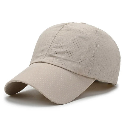 Spring Summer Solid Color Hats For Men Mesh Cap Baseball Cap