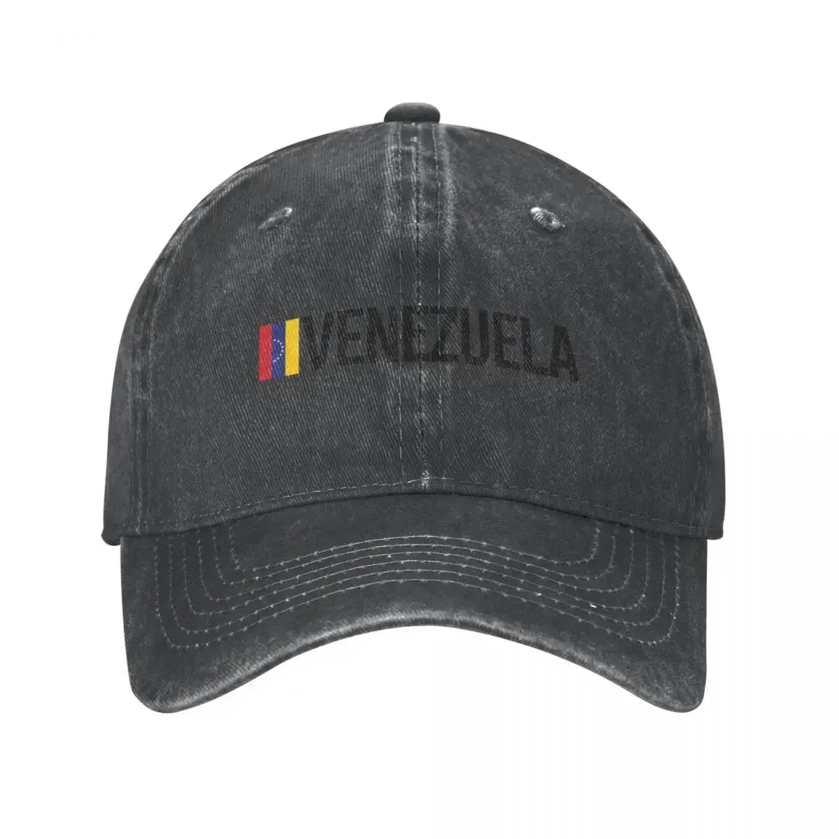 Venezuela Minimal Design Cap Unisex Distressed Deniimm Baseball Cap