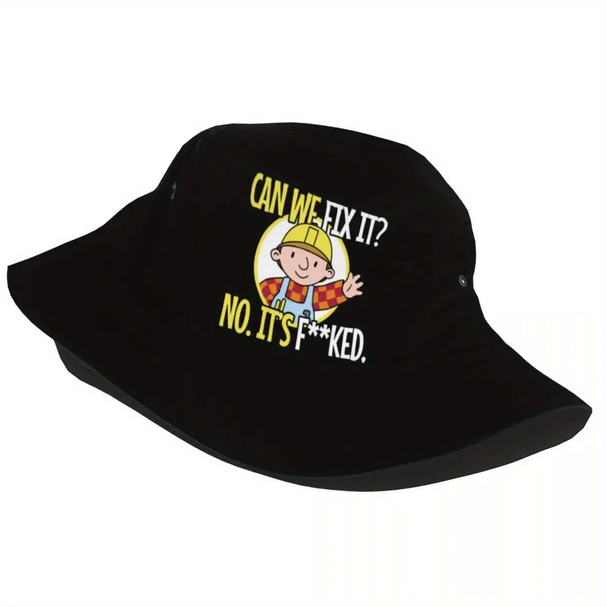 Bob The Builder Can We Fix It Headwear Foldable Bucket Hats