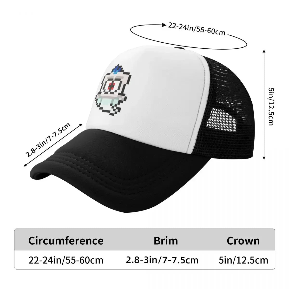 Pixel Cappys Men Hiking Mesh Baseball Caps
