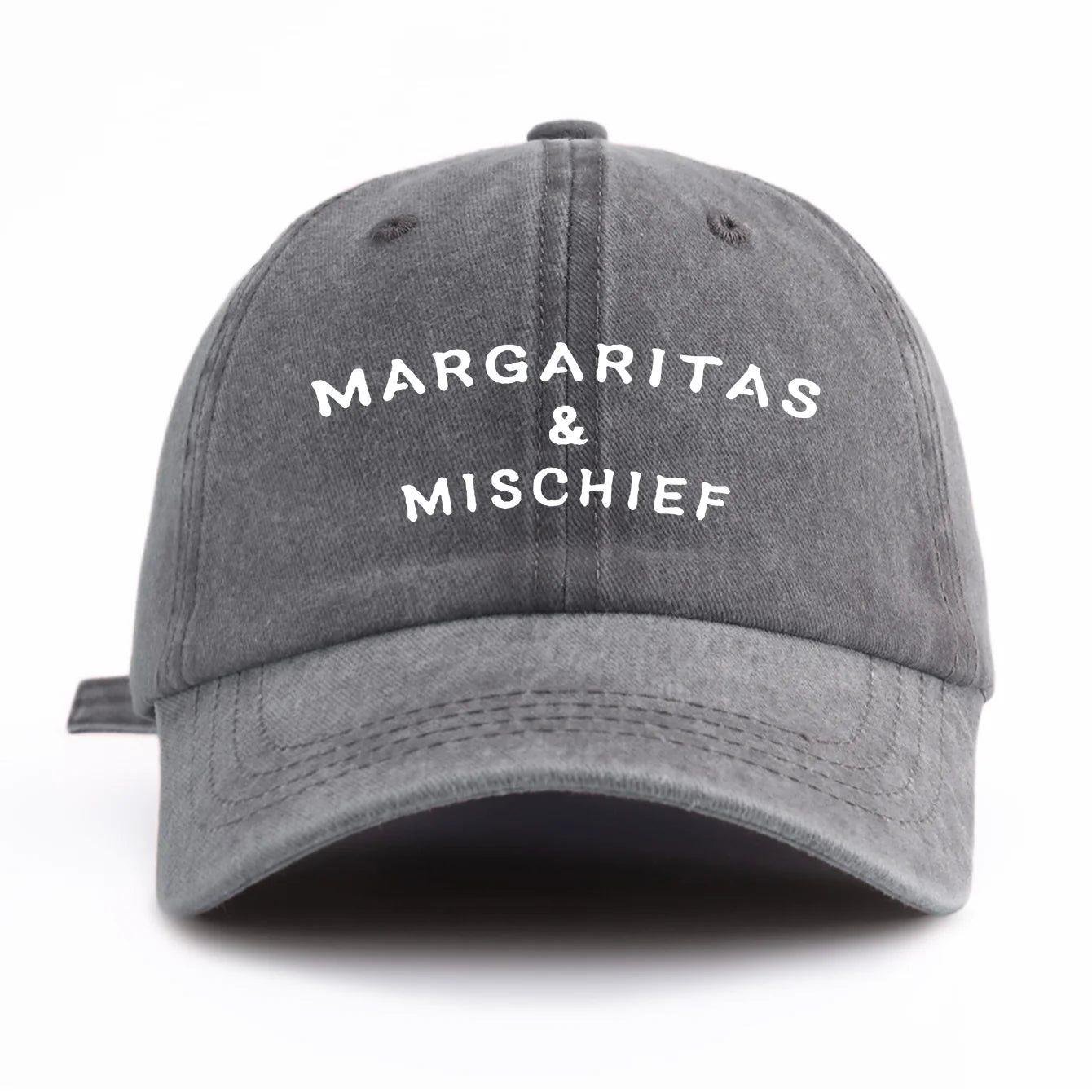 MM Print Washed Baseball Cap For Adults