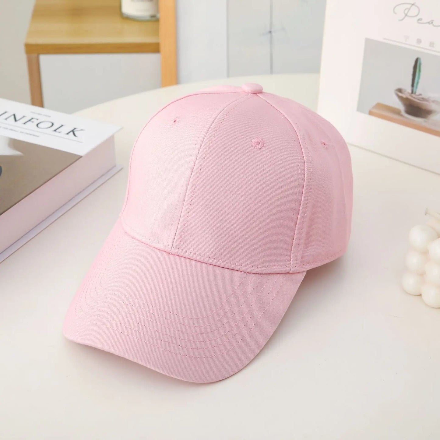 Candy Color Cute Baseball Caps For Children Kids