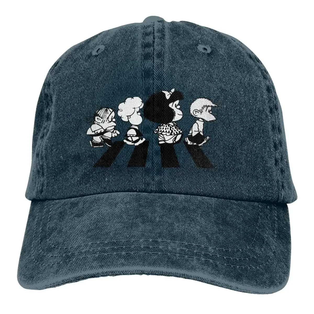 Her Friends Baseball Caps Peaked Cap Mafalda Cartoon Sun Shade Hats