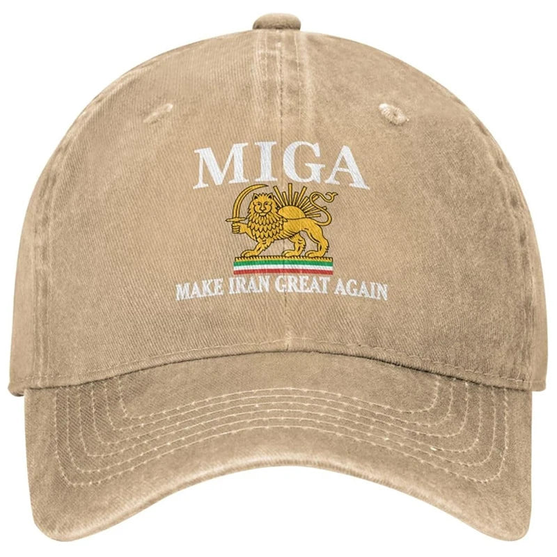 Make Iran Great Again Baseball Cap Men Women