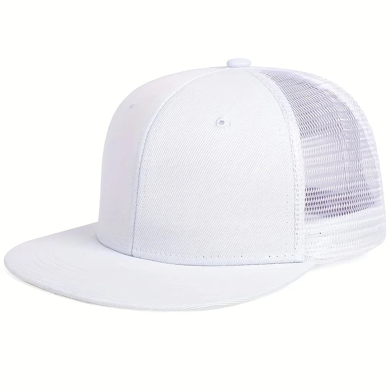 Unisex Simple Hip-hop Net Hats Spring Summer Outdoor Adjustable Casual Snapback Caps