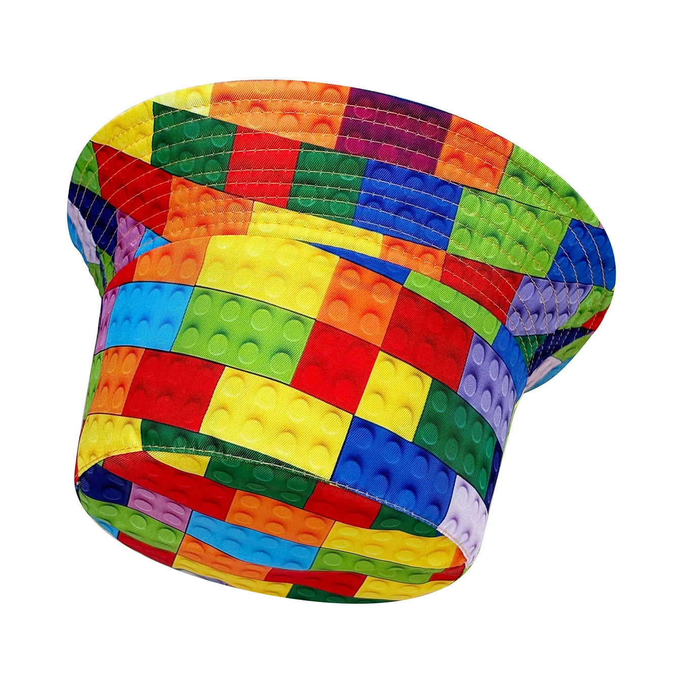 Personalized Building Block Puzzle Fisherman's Hat, All-Season Bucket Hat