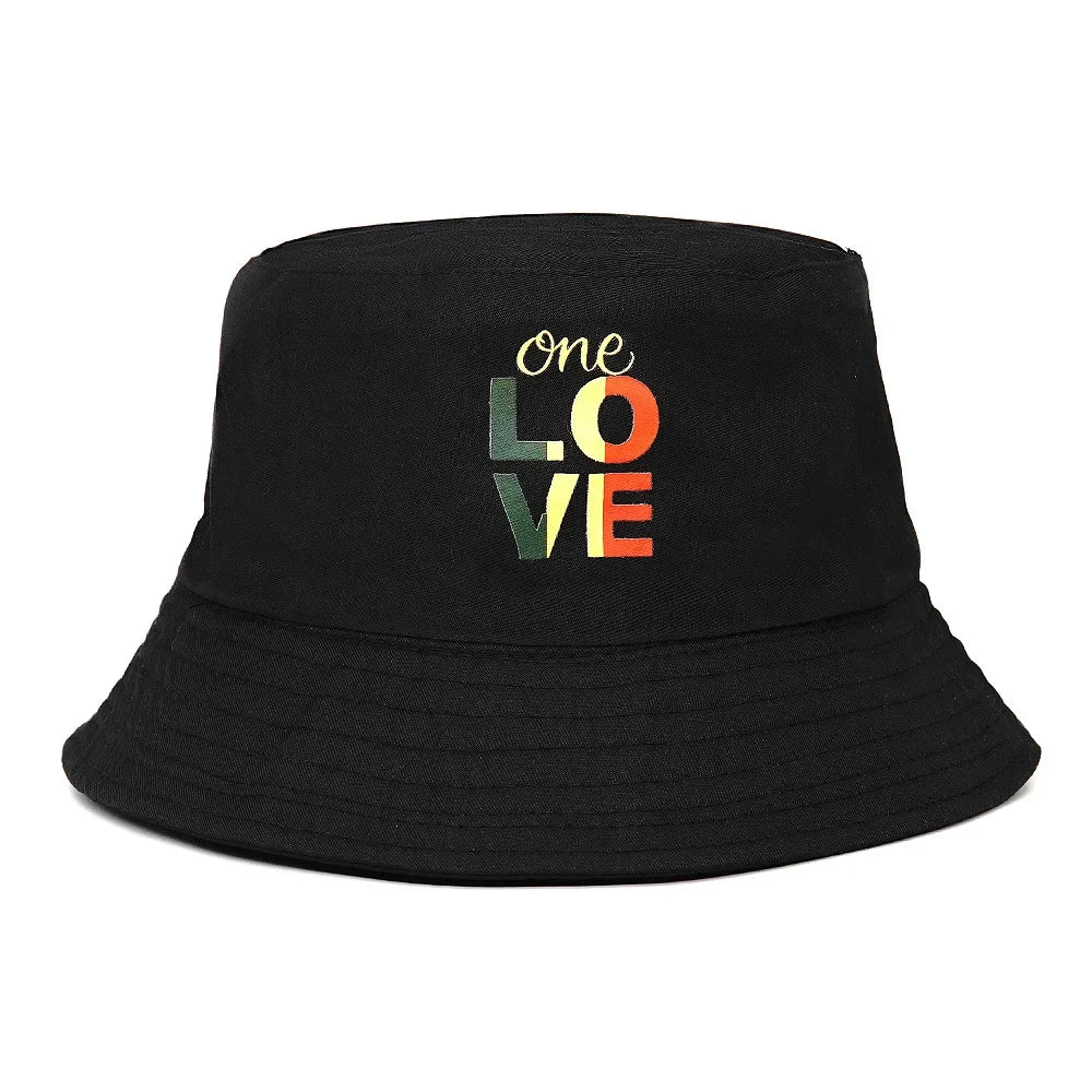 Spring Summer ONE LOVE Letter Bucket Hat For Men Women