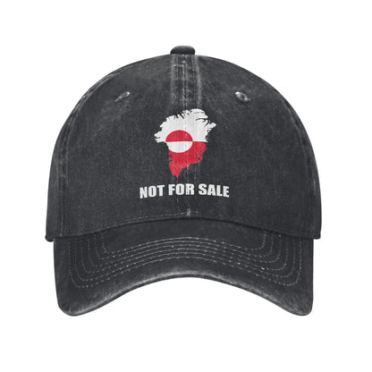 Greenland Is Not For Sale Baseball Cap Merch For Men Women