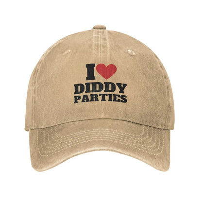 Spring I Love Diddy Parties Baseball Cap