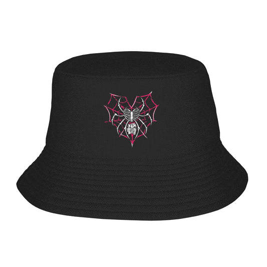 Aj Lee Spider Heart Bucket Hat