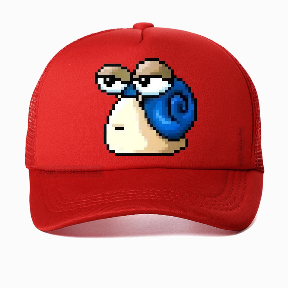 Harajuku MapleStory Kawaii Funny Printed Baseball Cap